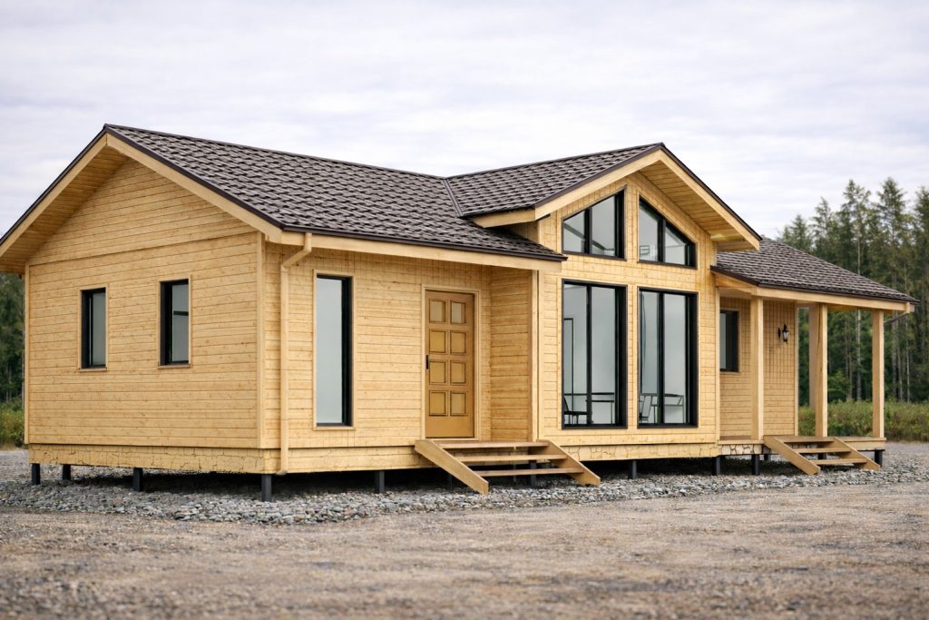 Проект каркасного дома ПРОЕКТ каркасного дома «Баркас 140 м²» 140 м² — строительство под ключ в Московской области