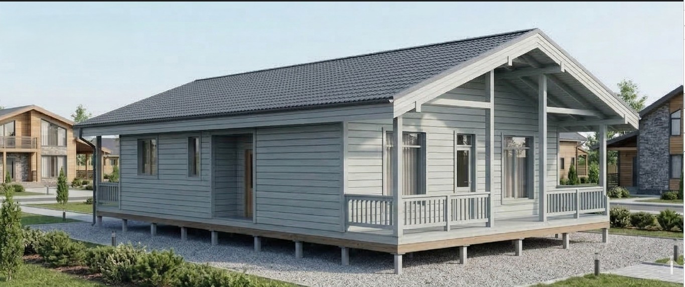 Баркас-155 окрас фасада светло серый