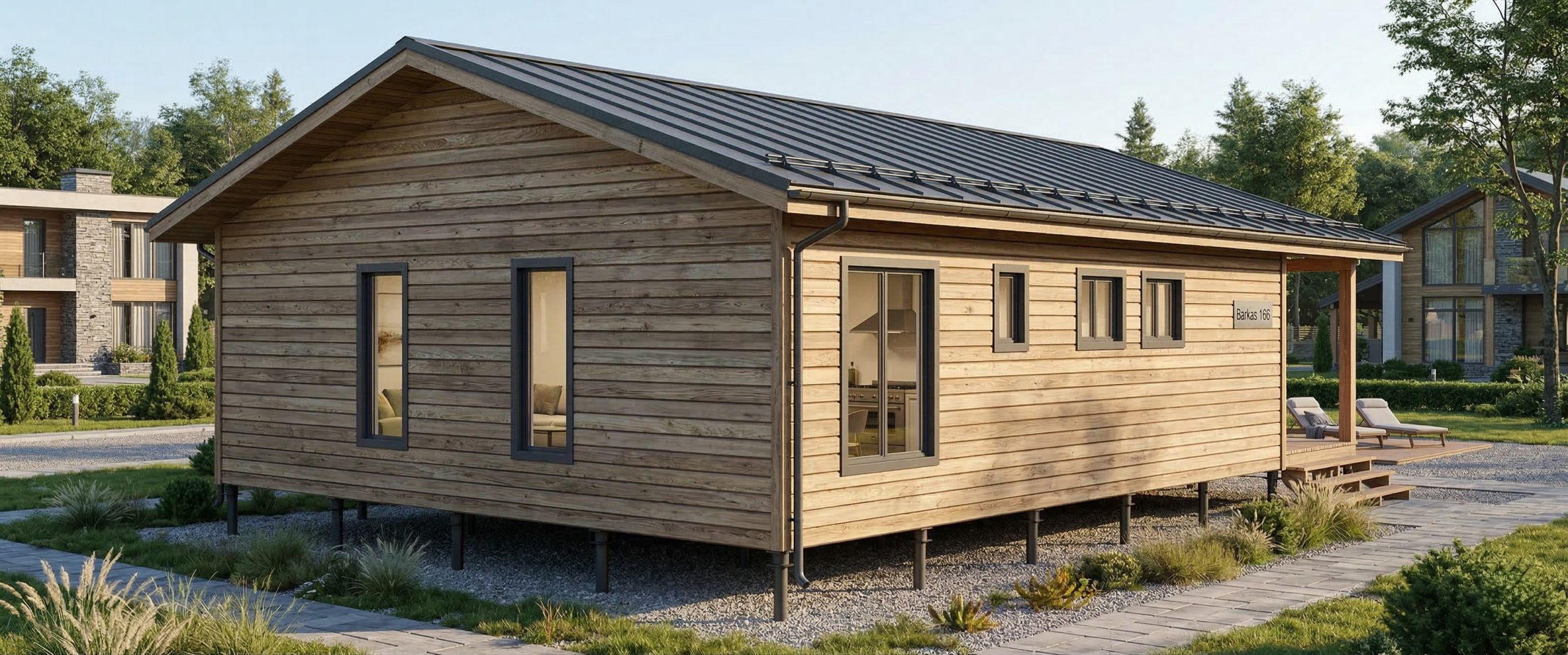 Каркасный дом Баркас-166 4 ракурс
