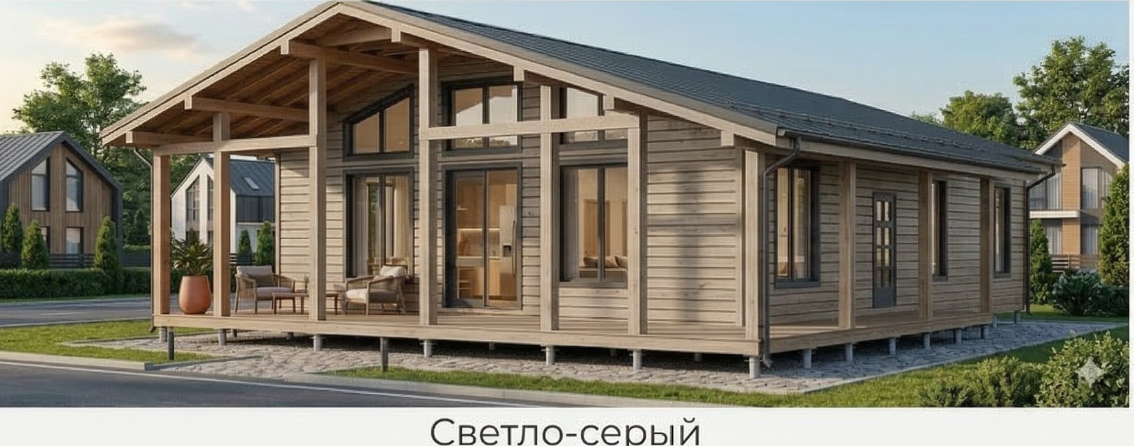 Баркас-166 окрас светло-серый